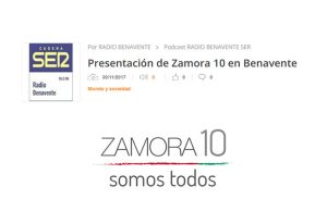 Presentacion de Zamora 10 en Benavente en Radio Benavente de Zamora10