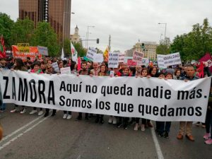 Zamora 10 y el resto de plataformas del 31 de marzo, exigen un pacto por la España Vaciada