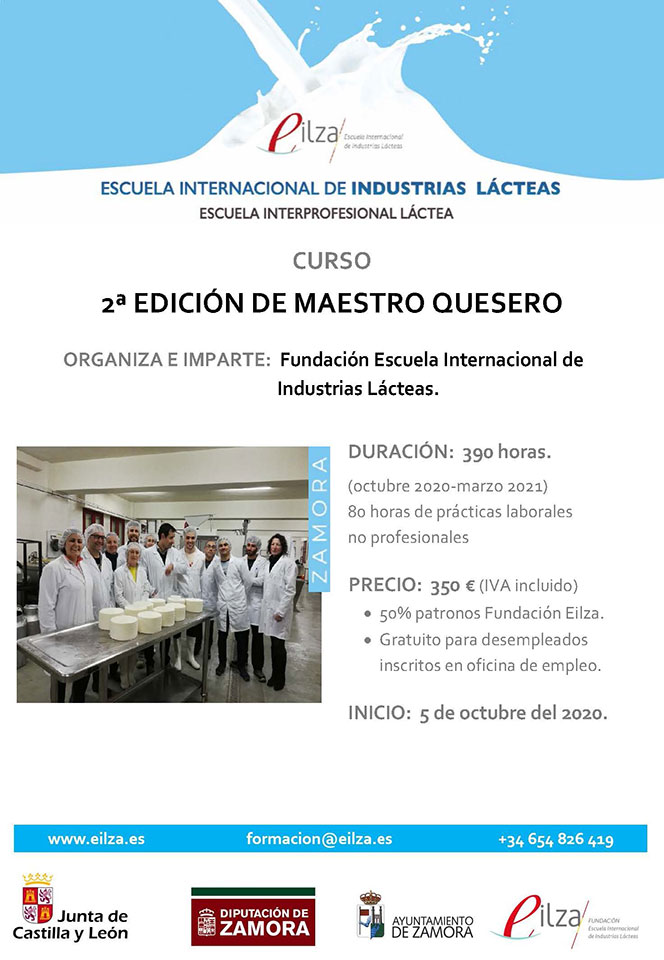 Cartel Curso 2&ordf; Edici&oacute;n de Maestro Quesero